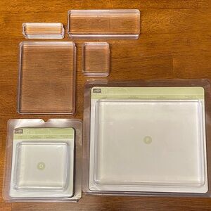 Stampin' Up! Acrylic Block Collection.